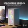 CORSAIR iCUE 2000D RGB Airflow Mini-ITX Case, White(Open Box)