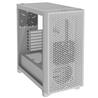 CORSAIR 3000D Tempered Glass Mid-Tower, White, 2x SP120 ELITE Fans