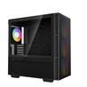 DeepCool CH560 ATX Airflow case, 3x Pre-Installed 140mm ARGB Fans, Black