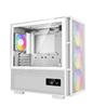 DeepCool CH560 Digital ATX Airflow case, 3x Pre-Installed 140mm ARGB Fans, White(Open Box)