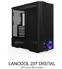 LIAN LI LANCOOL 207 Digital, 6” 60Hz LCD screen PC Case - Black