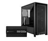CORSAIR FRAME 4000D Modular Mid-Tower PC Case + RM1000e Power Supply