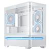 ASUS Boîtier mATX Prime AP202 ARGB Blanc