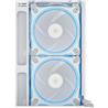 ASUS Boîtier mATX Prime AP202 ARGB Blanc