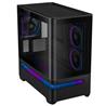 ASUS Boîtier mATX Prime AP202 ARGB Noir