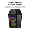 Corsair Crystal Series 280X RGB Micro-ATX Case(Open Box)