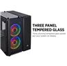 Corsair Crystal Series 280X RGB Micro-ATX Case(Open Box)