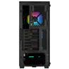 Corsair iCUE 220T RGB Tempered Glass Mid-Tower Smart Case, Black(Open Box)