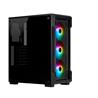 Corsair iCUE 220T RGB Tempered Glass Mid-Tower Smart Case, Black(Open Box)