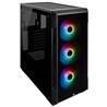 Corsair iCUE 220T RGB Tempered Glass Mid-Tower Smart Case, Black(Open Box)