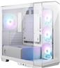 MSI MAG PANO M100R PZ Micro ATX Tower Case, White(Open Box)