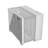 CORSAIR 2500D Airflow Micro ATX Dual Chamber PC Case, White