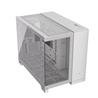 CORSAIR 2500X Micro ATX Dual Chamber PC Case, White