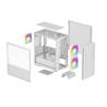 DeepCool CH360 mATX Airflow Case, White