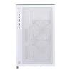 SilverStone Lucid 04 Panoramic Micro ATX Tower White