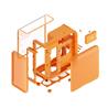 Boîtier HYTE X50 Modern Performance Orange Astral