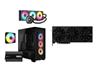 CORSAIR 3500X RS-R ARGB, RM850x PSU, NAUTILUS 360 ARGB AIO + XFX Swift AMD Radeon RX 9070 XT GPU