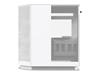 NZXT H6 FLOW Compact Dual-Chamber Mid-Tower Airflow Case, White(Open Box)