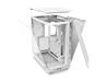 NZXT H6 FLOW Compact Dual-Chamber Mid-Tower Airflow Case, White(Open Box)