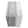 CORSAIR 6500X Mid-Tower Dual Chamber PC Case, Blanc - Unobstructed view with wraparound front and side glass panels - Fits up t