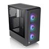 THERMALTAKE S200 TG with 4 x ARGB Lite Fan Mid-Tower Case, Black