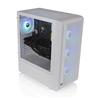 THERMALTAKE S200 TG with 4 x ARGB Lite Fan Mid-Tower Case, Snow