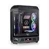 THERMALTAKE The Tower 600/Black/Win/SPCC/Tempered Glass