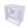 LIAN LI O11 vision compact couleur blanche boîtier PC aluminium/acier/verre trempé ATX Mid Tower