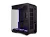 SSUPD Xhuttle Boîtier de jeu ATX Mid Tower noir, double chambre, verr