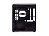 SSUPD Xhuttle Boîtier de jeu ATX Mid Tower noir, double chambre, verr