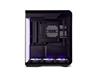 SSUPD Xhuttle Boîtier de jeu ATX Mid Tower noir, double chambre, verr