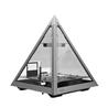 Boîtier d'ordinateur de jeu AZZA PYRAMID L 804L PCI-E 4.0 ATX, 4 côtés en verre trempé