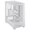 ASUS A31 ATX Mid-Tower Gaming Case, Dual-sided tempered glass, White
