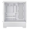 ASUS A31 ATX Mid-Tower Gaming Case, Dual-sided tempered glass, White