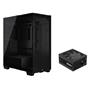 CORSAIR 3500X PC Case, Black + CORSAIR  RM1000x Power Supply