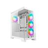 AZZA COVE White 570W Boîtier d'ordinateur de jeu ATX de taille moyenne