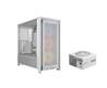CORSAIR FRAME 4000D RS ARGB Case, White + RM850e White PSU