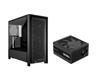 CORSAIR FRAME 4000D RS Modular Mid-Tower PC Case, Black + RM1000x PSU