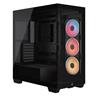 CORSAIR 3500X LX-R RGB Mid-Tower PC Case, Black
