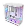NZXT H9 Flow RGB+ Dual-Chamber ATX Mid Tower Chassis - All White