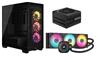 CORSAIR iCUE LINK 3500X RGB PC Case + TITAN 360 RX RGB AIO + RM1000e PSU