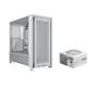 CORSAIR FRAME 4000D RS PC Case + RM850e PSU, White