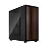 FRACTAL DESIGN North XL EATX ATX mATX Mid Tower PC Case - Charcoal Black Chassis with Walnut Front and Dark Tinted TG Side Pane