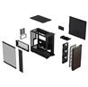 FRACTAL DESIGN North XL EATX ATX mATX Mid Tower PC Case - Charcoal Black Chassis with Walnut Front and Dark Tinted TG Side Pane