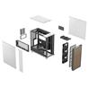 FRACTAL DESIGN North XL EATX ATX mATX Mid Tower PC Case - Chalk White Chassis with Oak Front and Mesh Side Panel