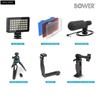 Bower Deluxe Photo Vlogger Kit w/ LED, Mic & Remote(Open Box)