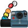 Polaroid Now+ i-Type Instant Camera w/ Bonus Lens (Calm Blue Gray)