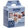 FUJIFILM Instax Mini Instant Film - Single Pack 50 Exposures (White)