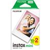 FUJIFILM Instax Mini Instant Film - Twin Pack 20 Exposures (White)