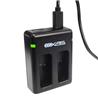 Bower Xtreme Dual Rapid Battery Charger for GoPro HERO 5 Black